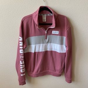 VS Pink Half Zip